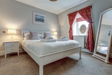 First floor king bedroom with daily bathroom next door
