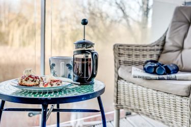 Private master bedroom balcony - perfect spot to wildlife watch with a coffee