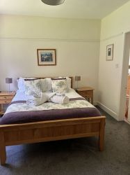 Main bedroom with door to ensuite