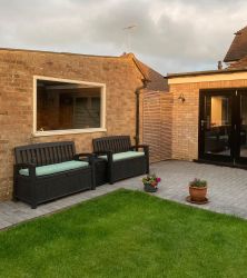 Beautiful late evening sunset