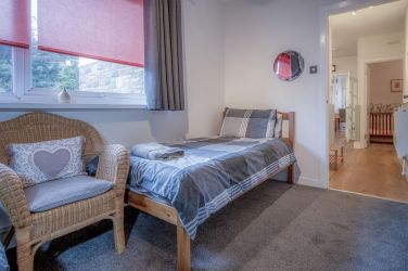 Quiet spot even at the front of the flat