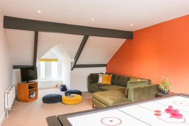 Dale House Kettlewell Games room/snug with PS3 and games table