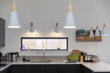 We provide a modern and fully kitted out kitchen.  We think we have thought of everything!
