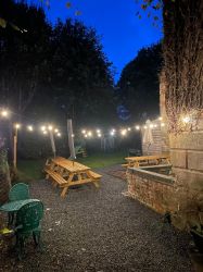 Outdoor seating area