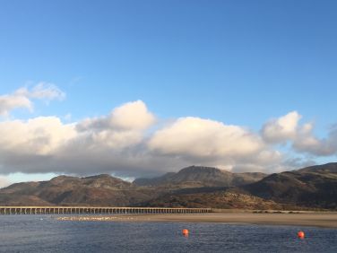 Walk across Barmouth Bridge to Barmouth