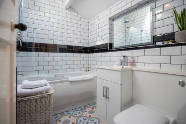 Bathroom is downstairs