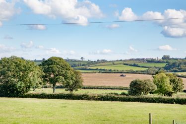 The stunning view from one of the upstairs bedrooms.