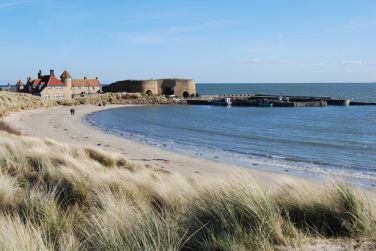 Beadnell Bay , less than 5 minutes from Jacks Cottage