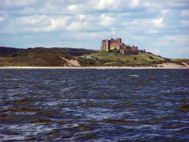 Bamburgh Castle from Billy Shields boat trips