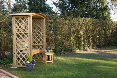 There's an area where you could have a barbecue