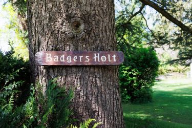 Badgers Holt sign as you're coming in