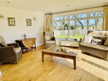 Garden room with large bifold doors onto the patio