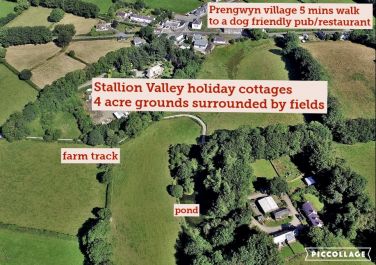 Surrounded by fields 5 minute walk to village pub