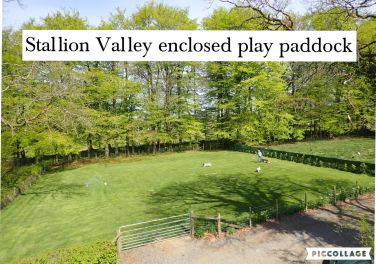 Enclosed play paddock