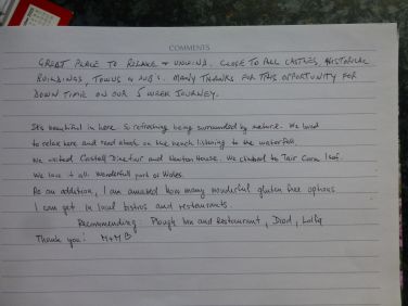 The Lookout at Tregib