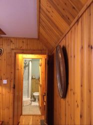 Front hall to shower room