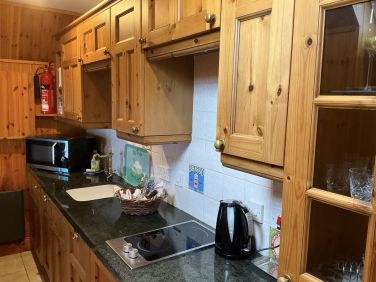 Galley style kitchen