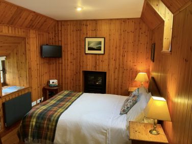 Thatched cottage sleeping area