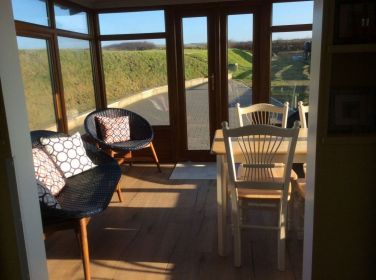 Conservatory off the kitchen