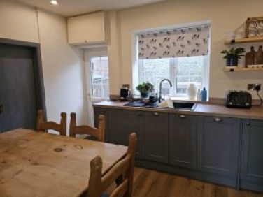 Kitchen /dining room with rear garden access
