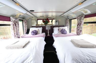 Downstairs twin beds