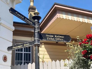 Steam train, ferry or coast path walks?