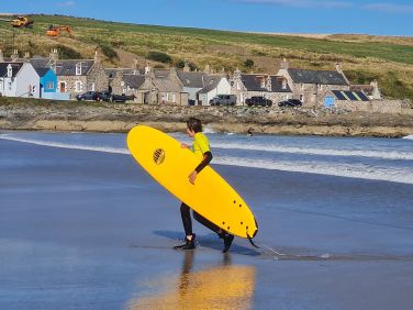 Surfer, Sandend