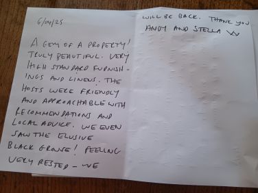 Entry from a 3 adults stay ending 06/04/25