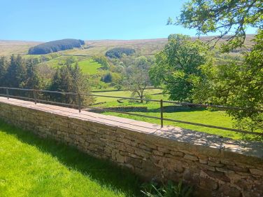 View over adjoining field from Cottage's Kitchen Door
