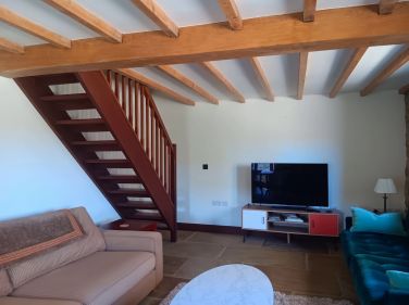 Living Area - view up to stairs