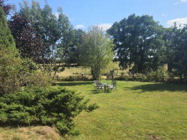 Private garden surrounding the property