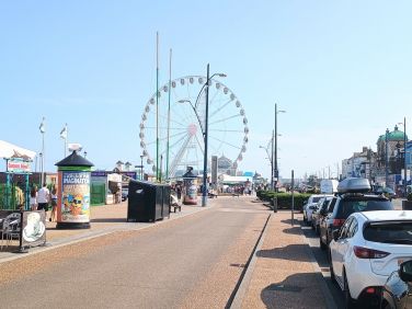 Great Yarmouth seafront big wheel.