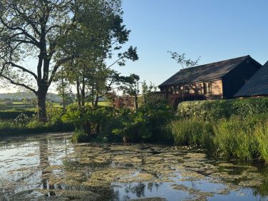 The Boathouse with it&rsquo;s own private garden and elevated deck and views over the millpond