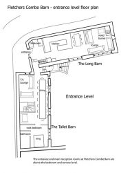 Barn Room Plan - Upstairs, road level