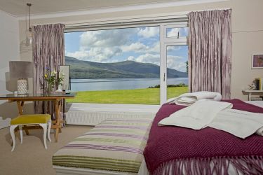 View of loch from master bedroom