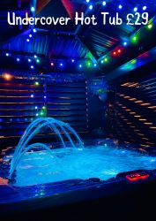 Private undercover Hot Tub