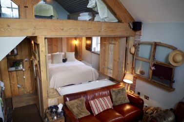 Quirky interior design from recycled materials help make this an experience to remember