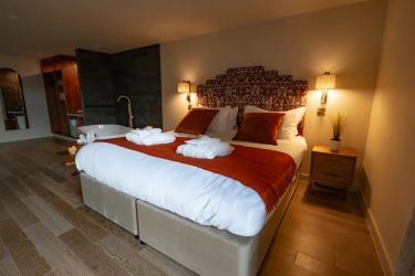 Bedroom 1. A room to savour, walk-in shower or free standing bath, your choice.