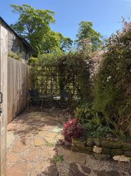 Small courtyard with seating