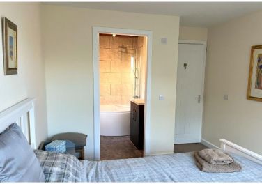 Ensuite bedroom and bathroom