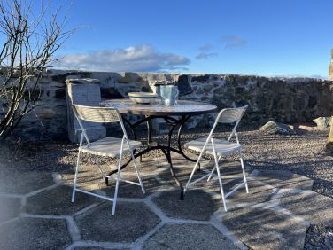Patio, ideal for a barbeque whilst taking in the uninterrupted views of the Moray Firth