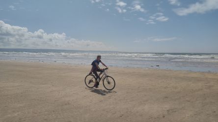 From the house you can cycle down the back lanes through the dunes to the beach