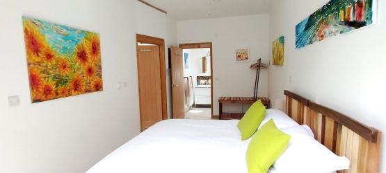 Bedroom with bathroom