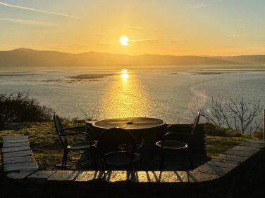Sunrise view from Aberdovey Hillside Village