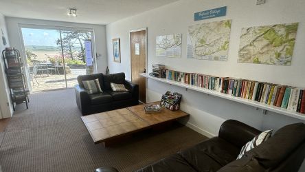 Aberdovey Hillside Village - "The Terrace" - Terrace lounge books DVDs puzzles etc