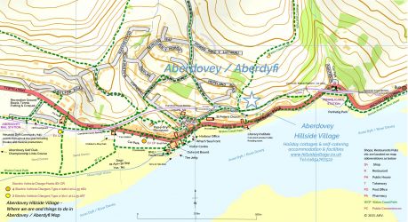 Aberdovey Hillside Village - Where we are in Aberdovey
