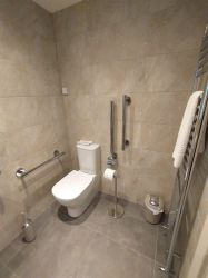 Wet room in the greenhouse