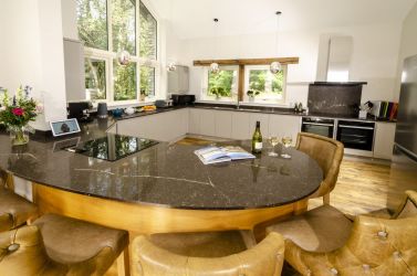 Kitchen in the greenhouse