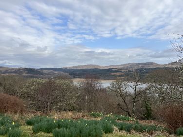 You can see for miles and miles from Cove Cottage, stunning views
