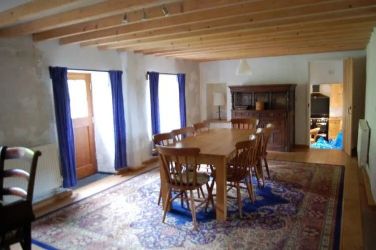 Spacious dining room